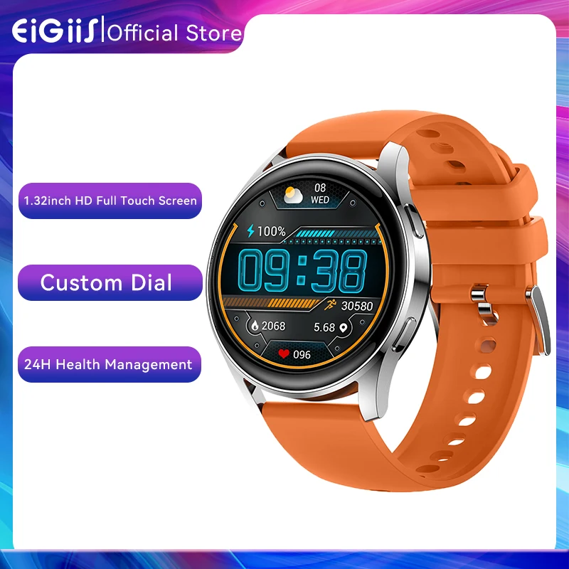 EIGIIS Smart Watch Women Men Full Touch Fitness Tracker Blood Pressure Smart Clock Waterproof Women Smartwatch for Xiaomi
EIGIIS Smart Watch Women Men Full Touch Fitness Tracker Blood Pressure Smart Clock Waterproof Women Smartwatch for Xiaomi