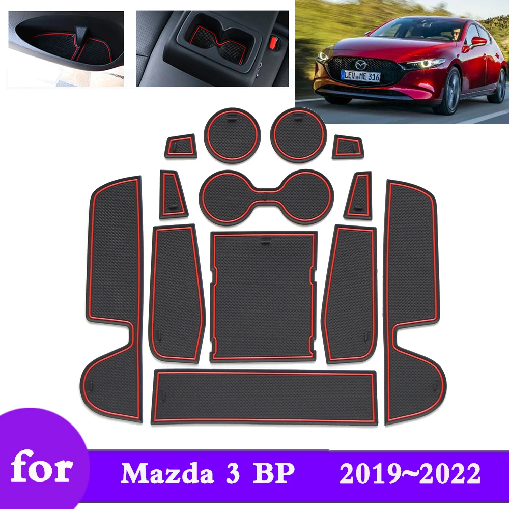 Дверной коврик с желобом, подушка для Mazda 3 BP Axela 2019 2020 2021 2022, Нескользящие резиновые прокладки для защиты от пыли и прорези ворот, автомобильные аксессуары, наклейки
Дверной коврик с желобом, подушка для Mazda 3 BP Axela 2019 2020 2021 2022, Нескользящие резиновые прокладки для защиты от пыли и прорези ворот, автомобильные аксессуары, наклейки