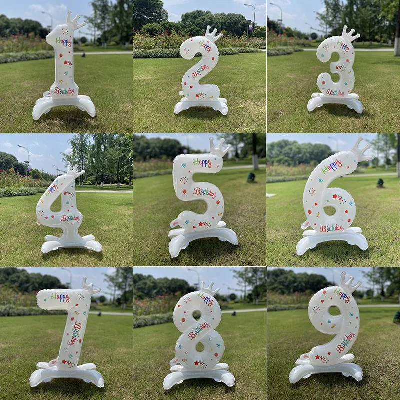 32inch Standing White Digital Balloon Inset Wind Aluminum Film Balloon Decoration Living Room Birthday Party Graduation Ceremony
32inch Standing White Digital Balloon Inset Wind Aluminum Film Balloon Decoration Living Room Birthday Party Graduation Ceremony