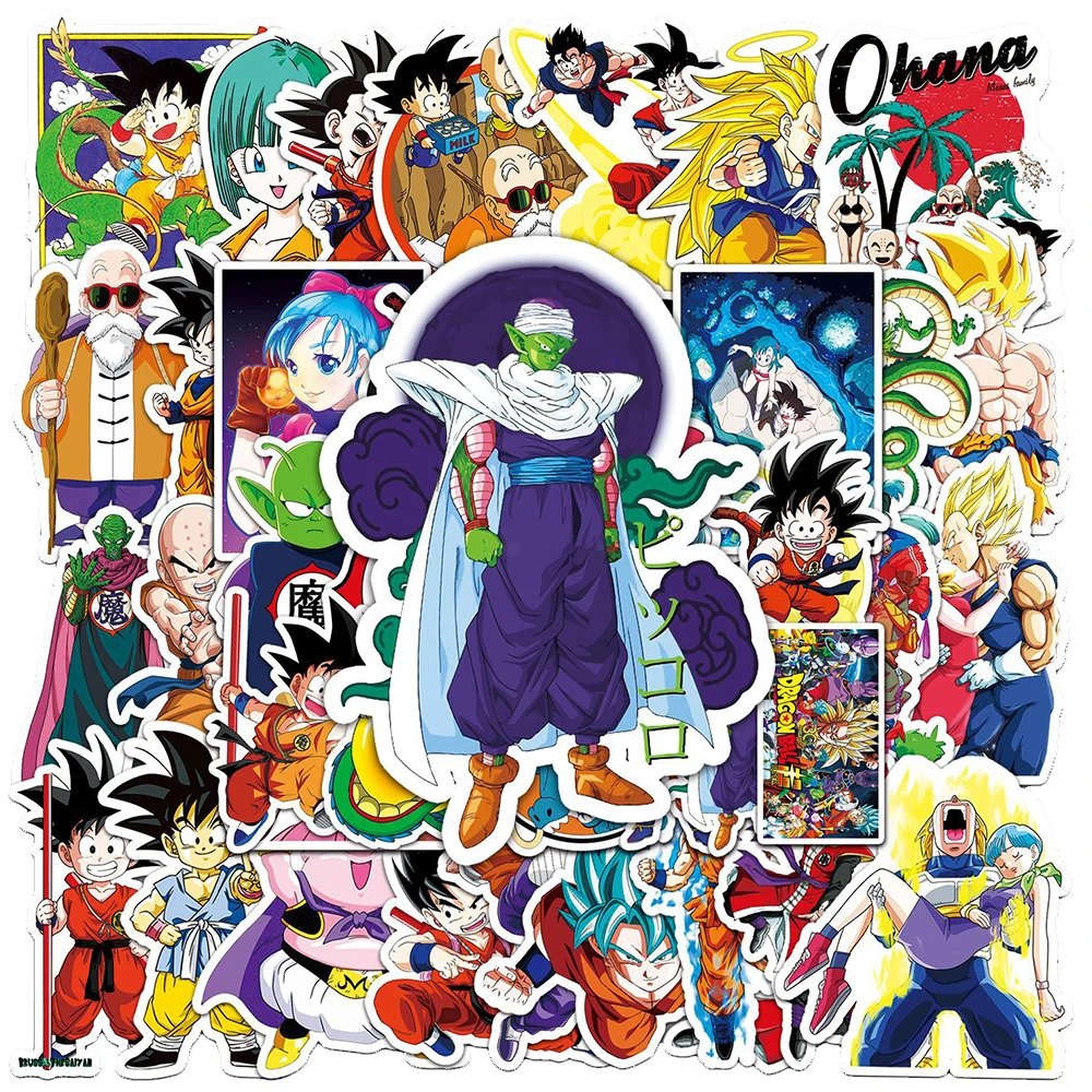 10/30/50pcs Anime Dragon Ball Stickers Toy for Stationery Computer Water Bottle Waterproof Super Saiyan Son Goku Sticker for Kid
10/30/50pcs Anime Dragon Ball Stickers Toy for Stationery Computer Water Bottle Waterproof Super Saiyan Son Goku Sticker for Kid