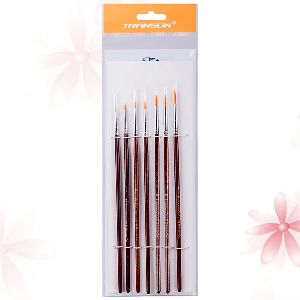 1 Set/7PCS Nylon Hair Art Paint Brush Set Wooden Handle Multifunctional Painting Brushes Art Painting Tools for Art Students
1 Set/7PCS Nylon Hair Art Paint Brush Set Wooden Handle Multifunctional Painting Brushes Art Painting Tools for Art Students
