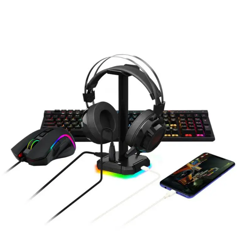 Headset Desktop Stand Fingerprint Control Minimalistic Gaming Headset Desk Bracket Manageable Black Phone Holder Solid Durable
Headset Desktop Stand Fingerprint Control Minimalistic Gaming Headset Desk Bracket Manageable Black Phone Holder Solid Durable