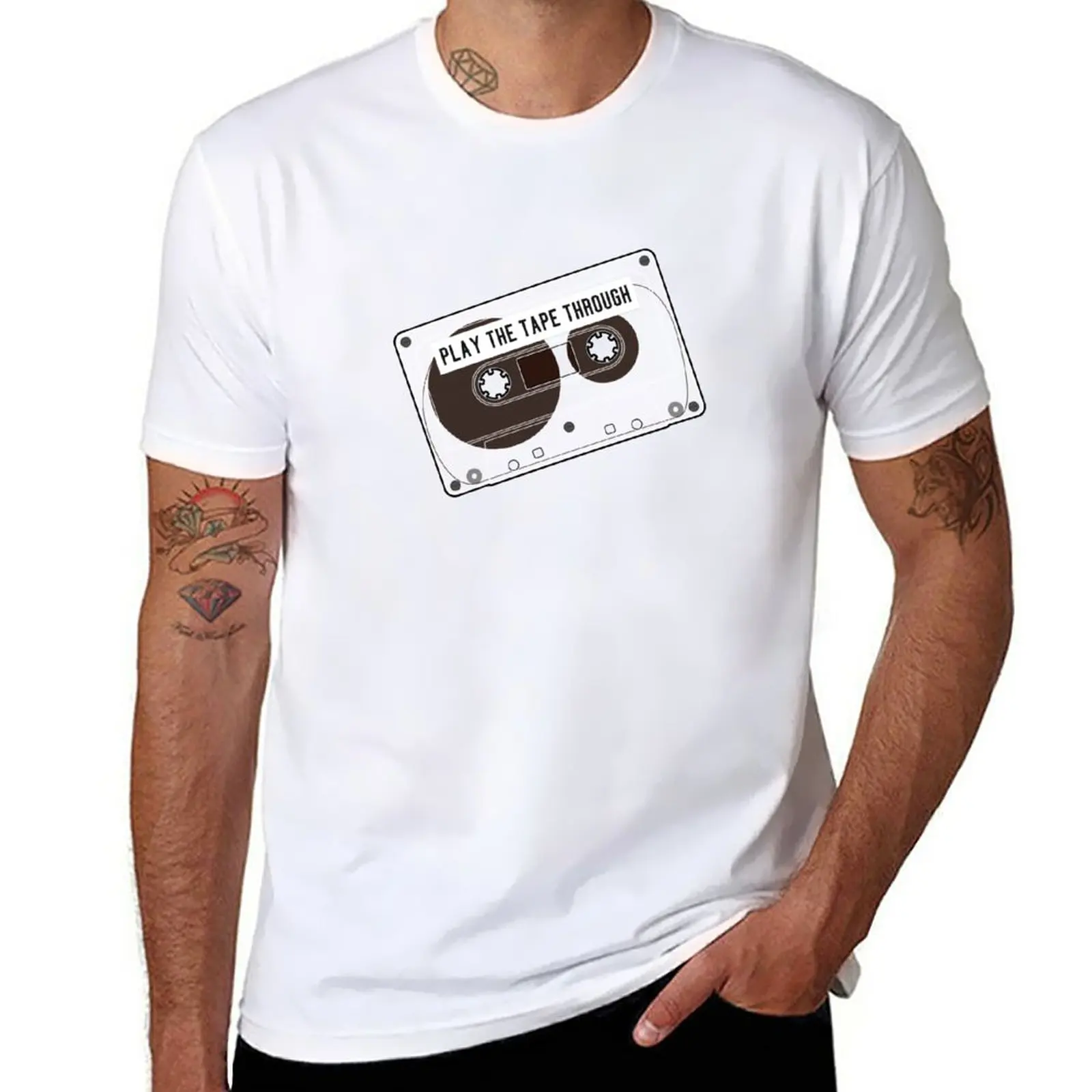 New Play the Tape Through T-Shirt boys white t shirts black t shirt custom t shirts plain black t shirts men
New Play the Tape Through T-Shirt boys white t shirts black t shirt custom t shirts plain black t shirts men