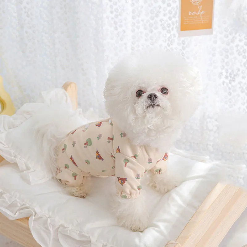 Small Teddy Four-legged Air Conditioning Home Clothing Summer Thin Style Breathable Pet Clothes Pet Products
Small Teddy Four-legged Air Conditioning Home Clothing Summer Thin Style Breathable Pet Clothes Pet Products