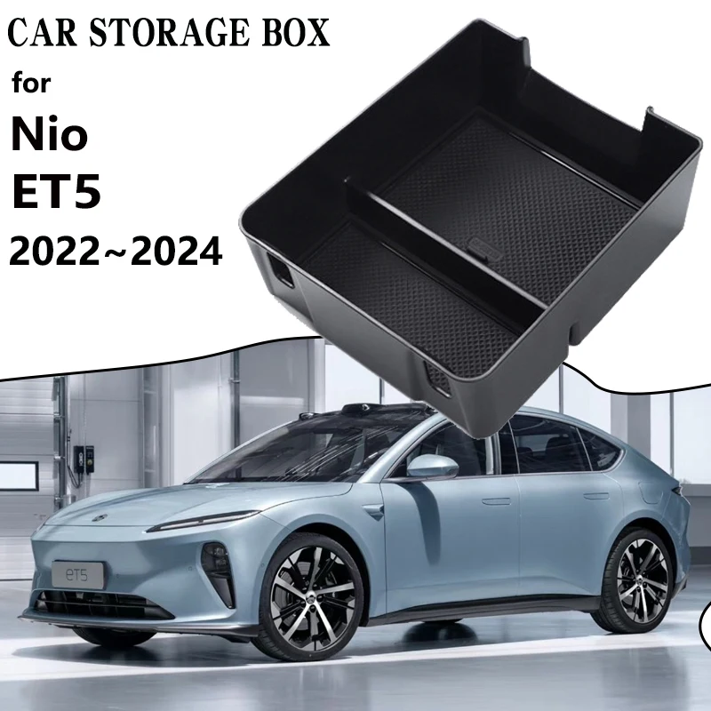 

For Nio ET5 2022 2023 2024 Car Storage Box Armrest Organizer Center Console Container Sundries Packing Interior Auto Accessories