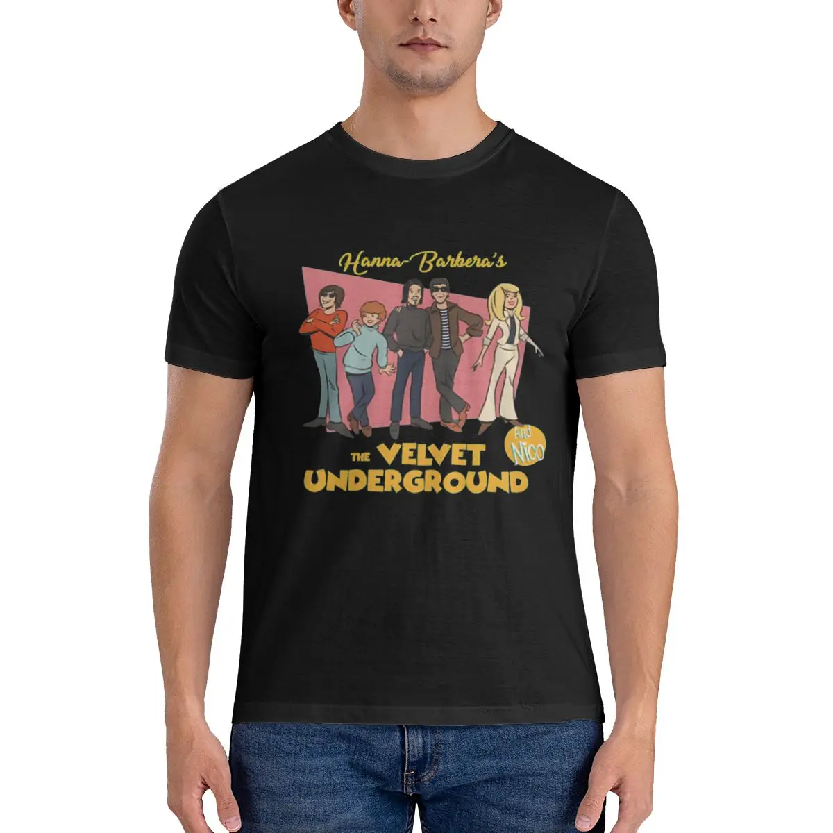 Men T-Shirt Rock Band Novelty Pure Cotton Tee Shirt Short Sleeve The Velvet Underground T Shirts Round Neck Tops Gift Idea
Men T-Shirt Rock Band Novelty Pure Cotton Tee Shirt Short Sleeve The Velvet Underground T Shirts Round Neck Tops Gift Idea