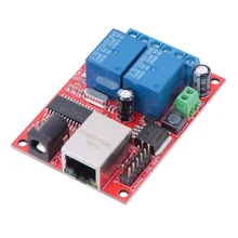 LAN Ethernet 2-Way Relay Board Delay Switch TCP/UDP Controller Module WEB Server 2-Channel Cloud Remote Control
LAN Ethernet 2-Way Relay Board Delay Switch TCP/UDP Controller Module WEB Server 2-Channel Cloud Remote Control