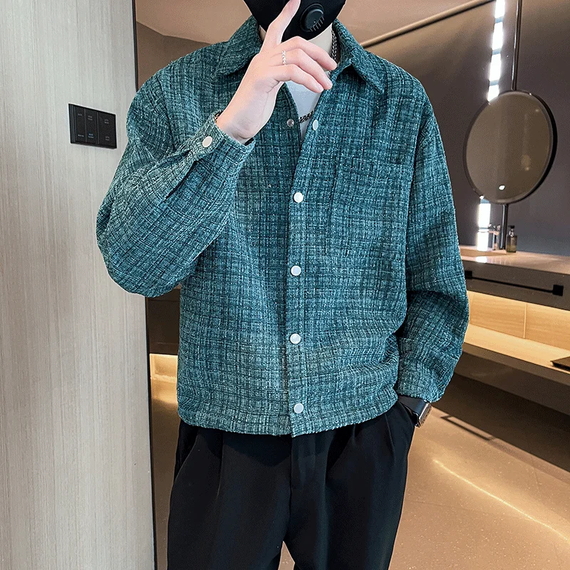Japanese Plaid Coat Men's Loose Style Chic Students Harajuku Trend Casaco Masculino Jacket Thin Long Sleeves M47
Japanese Plaid Coat Men's Loose Style Chic Students Harajuku Trend Casaco Masculino Jacket Thin Long Sleeves M47