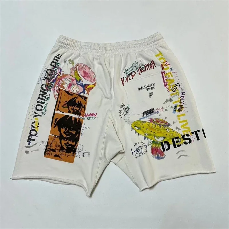2023ss New Fasion Graffiti Print Vintage Saint Michael Shorts Men Women Drawstring Casual Oversize Washed Shorts
2023ss New Fasion Graffiti Print Vintage Saint Michael Shorts Men Women Drawstring Casual Oversize Washed Shorts