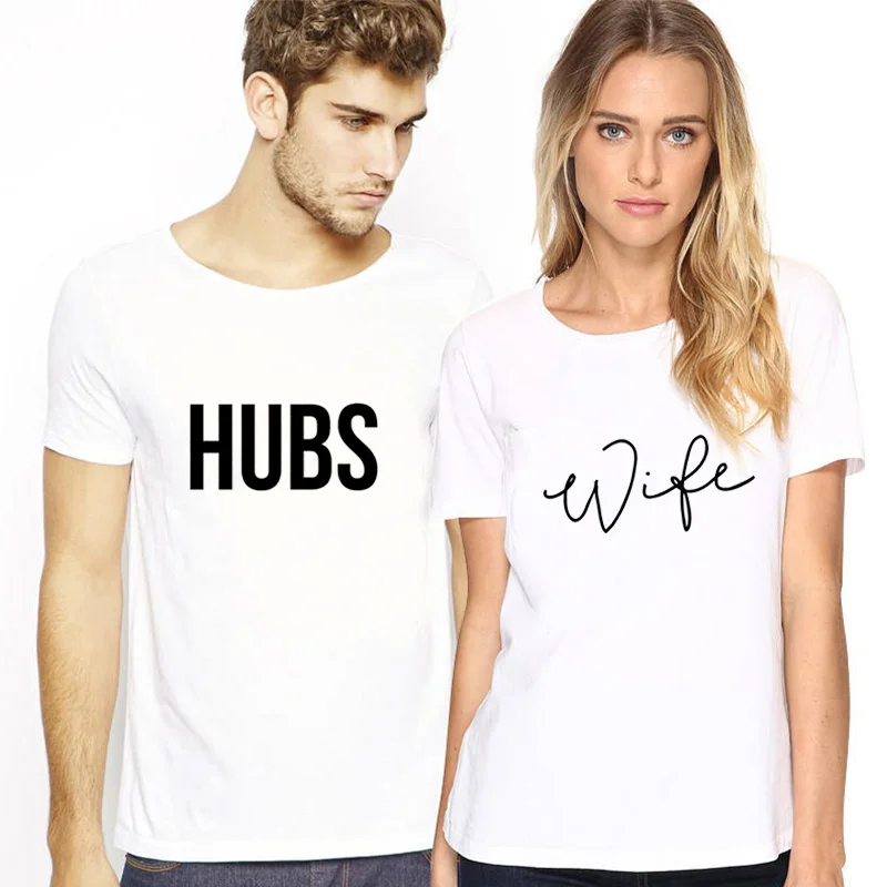 Valentine Gift Letter Print Hubs Wife Funny T Shirt for Men and Women Tees Short Sleeve Tops Couple T-shirt for Lovers
Valentine Gift Letter Print Hubs Wife Funny T Shirt for Men and Women Tees Short Sleeve Tops Couple T-shirt for Lovers