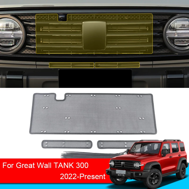 Car Insect-proof Air Inlet Protection Cover Airin Insert Net Vent Racing Grill Filter For Great Wall TANK 300 2022-2025Accessory
Car Insect-proof Air Inlet Protection Cover Airin Insert Net Vent Racing Grill Filter For Great Wall TANK 300 2022-2025Accessory