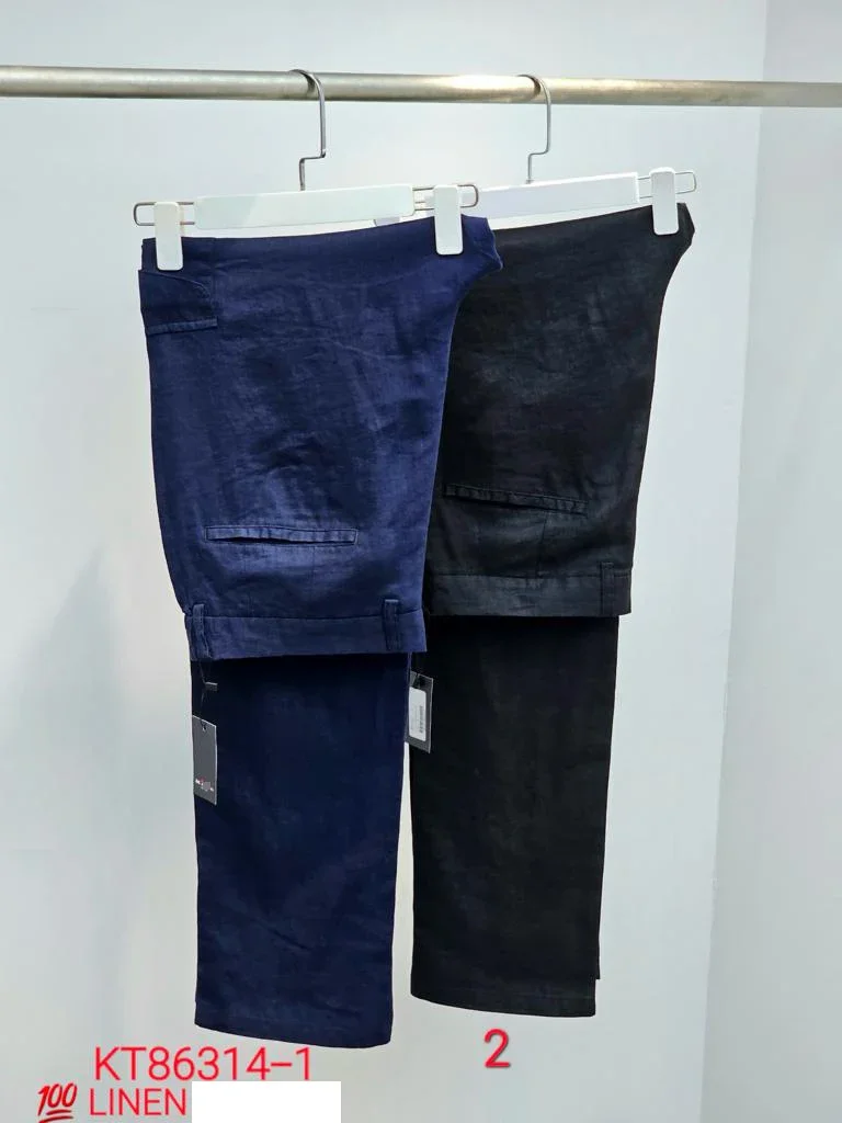

BILLIONAIRE OECHSLI Pants Linen thin men 2024 Spring Summer New fashion Breathable Straight high quality Trousers size 31-40