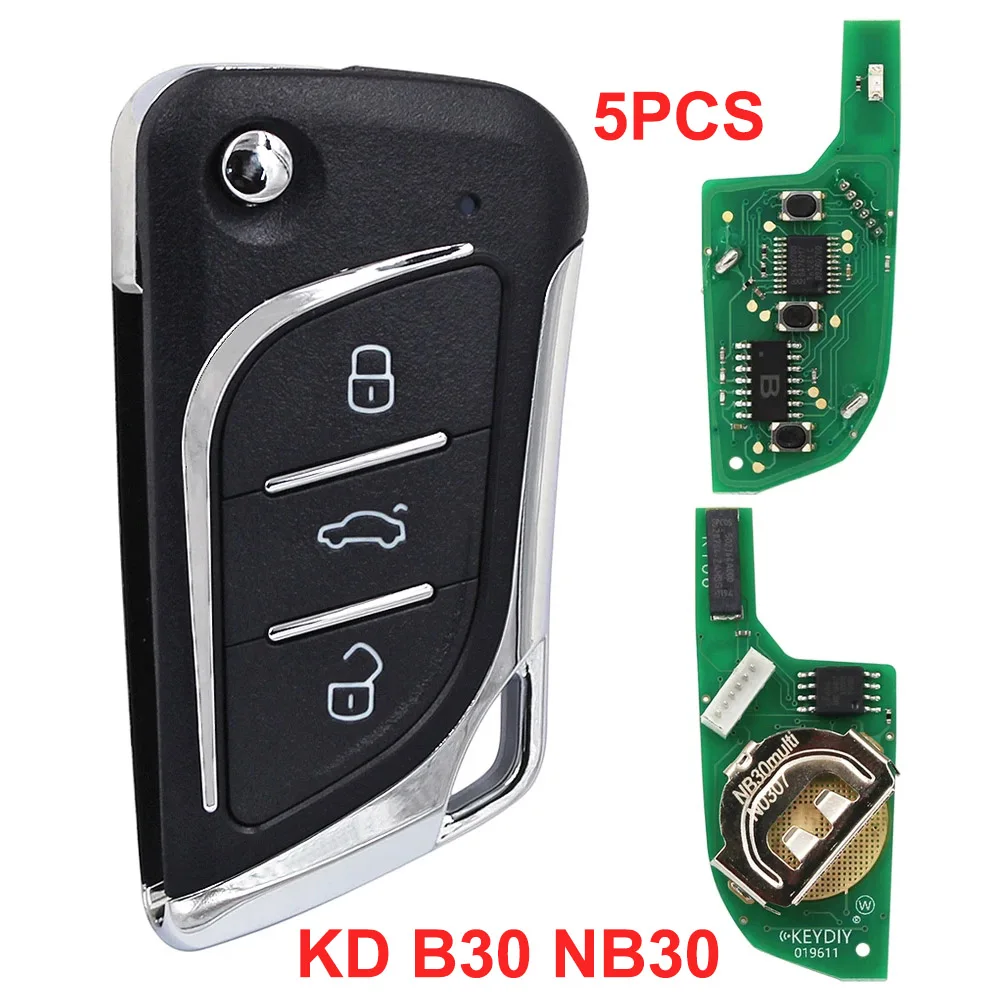 

5Pcs KEYDIY MINI KD B30/NB30 Universal Remote Car Key For KD900/KD-X2/KD-MAX Auto Key Programmer B/NB Series Remote Control