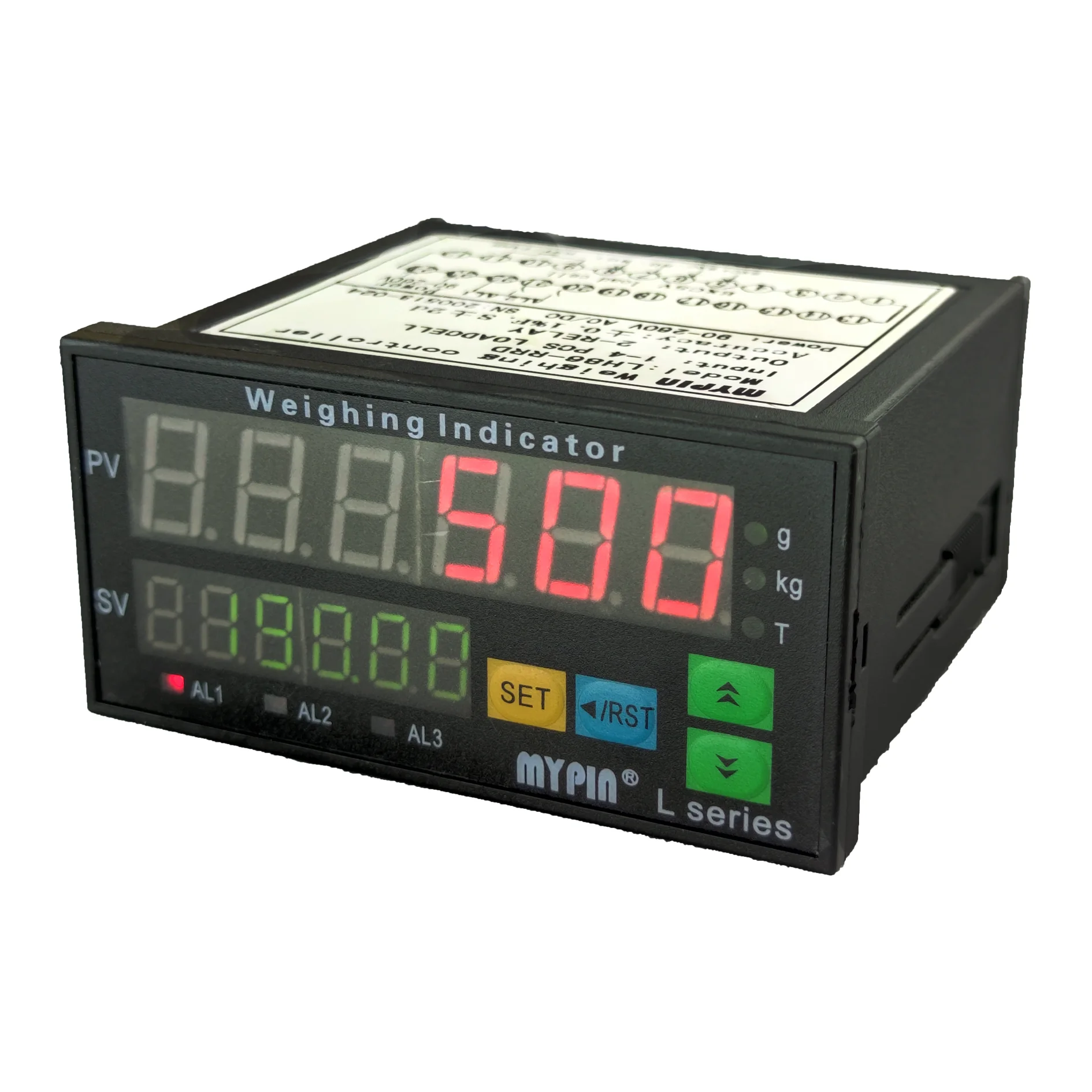 (LH86-VNND) 6 Digital Display LED Weighing Controller,digital Weighing Scales 100kg,0-10V Analog Output Weighing Control
(LH86-VNND) 6 Digital Display LED Weighing Controller,digital Weighing Scales 100kg,0-10V Analog Output Weighing Control