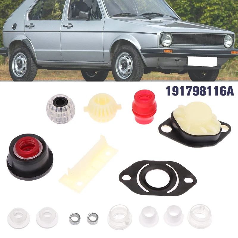 15Pc/Set For Golf Mk1 17 Mk2 1G MK3 1H Rabbit Caribe Citi Golf Front Manual Transmission Gear Linkage Shift Lever Repair Kit
15Pc/Set For Golf Mk1 17 Mk2 1G MK3 1H Rabbit Caribe Citi Golf Front Manual Transmission Gear Linkage Shift Lever Repair Kit