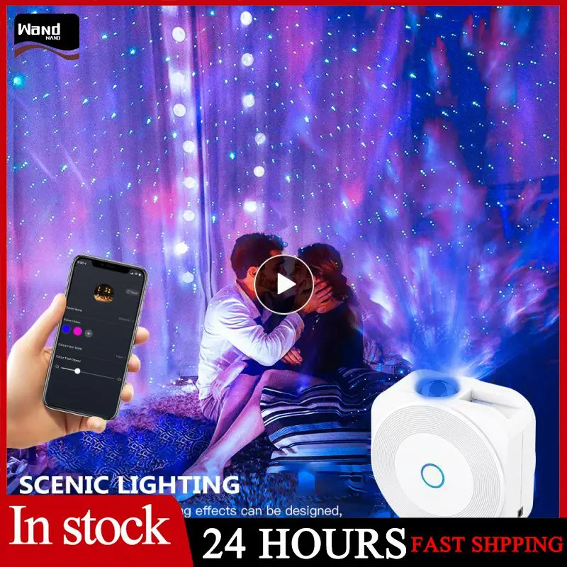 

New upgraded Smart Star Projecter Wireless Tuya APP Control With Music Rhythm Sycn Nebula Projector Voice Control Via Alexa