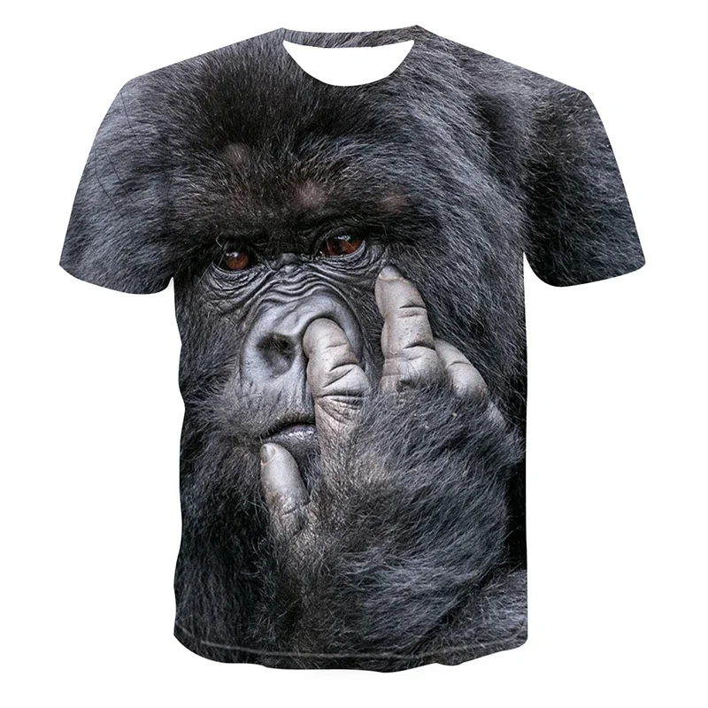 Summer Funny Gorilla Monkey Animal Graphic T Shirts Tops Men Fashion Street Hip Hop Printed Tees Oversized O-neck Short Sleeve
Summer Funny Gorilla Monkey Animal Graphic T Shirts Tops Men Fashion Street Hip Hop Printed Tees Oversized O-neck Short Sleeve