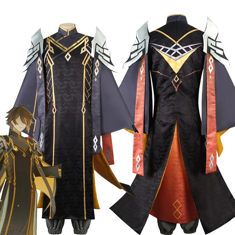 Game Genshin Impact Anime Zhongli Cosplay Men Costume Role Play Clothes Top Pants Full Set Adult Halloween Carnival Party Suit
Game Genshin Impact Anime Zhongli Cosplay Men Costume Role Play Clothes Top Pants Full Set Adult Halloween Carnival Party Suit