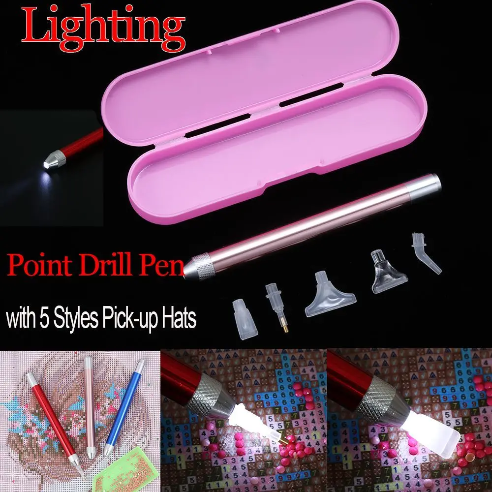Diamond Painting Tool Kits, Drill Pen, Lighting Drill Pen, 5D Diamond Painting with Diamonds Accessories, 7Pcs Set
Diamond Painting Tool Kits, Drill Pen, Lighting Drill Pen, 5D Diamond Painting with Diamonds Accessories, 7Pcs Set