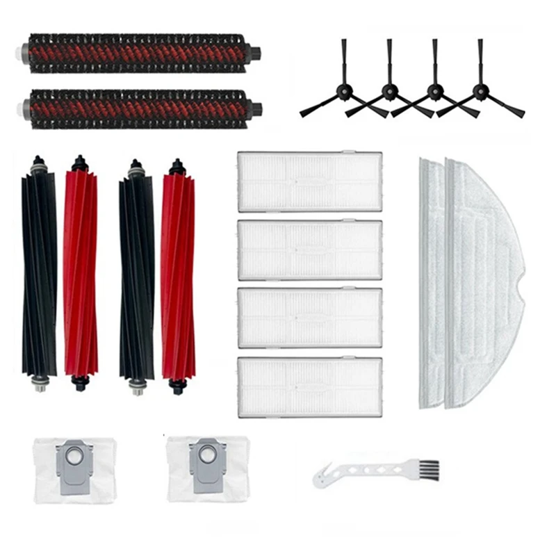 Side Brush Filter Mop Cloth Dust Bags Vacuum Cleaner Replacement Accessories For Roborock S8 / S8 + / S8 Pro / G20
Side Brush Filter Mop Cloth Dust Bags Vacuum Cleaner Replacement Accessories For Roborock S8 / S8 + / S8 Pro / G20