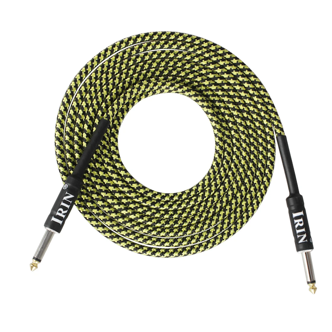 IRIN Guitar 3M Audio Cable Colorful Nickel Plug Audio Cable for Electric Guitar Electric Bass Amplifiers Guitar Parts Accessory
IRIN Guitar 3M Audio Cable Colorful Nickel Plug Audio Cable for Electric Guitar Electric Bass Amplifiers Guitar Parts Accessory