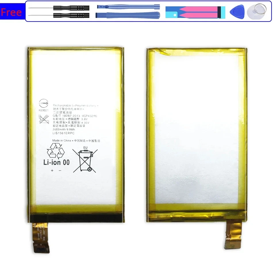 Аккумулятор для телефона Sony Xperia Z3 mini Compact Z3c M55W z3mini D5803 D5833 SO-02G /C4 E5333 E5363 E5306 2600mAh LIS1561ERPC
Аккумулятор для телефона Sony Xperia Z3 mini Compact Z3c M55W z3mini D5803 D5833 SO-02G /C4 E5333 E5363 E5306 2600mAh LIS1561ERPC