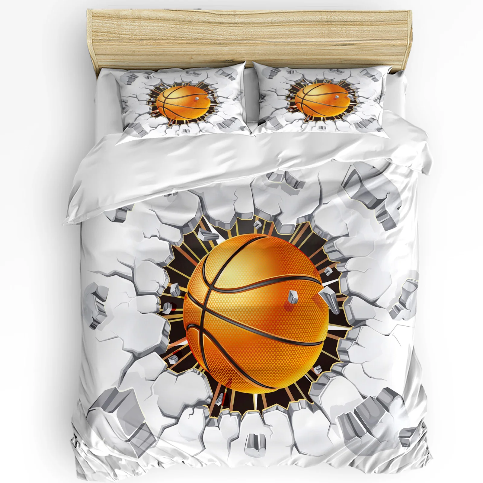 Basketball Wall Crack Bedding Set 3pcs Boys Girls Duvet Cover Pillowcase Kids Adult Quilt Cover Double Bed Set Home Textile
Basketball Wall Crack Bedding Set 3pcs Boys Girls Duvet Cover Pillowcase Kids Adult Quilt Cover Double Bed Set Home Textile