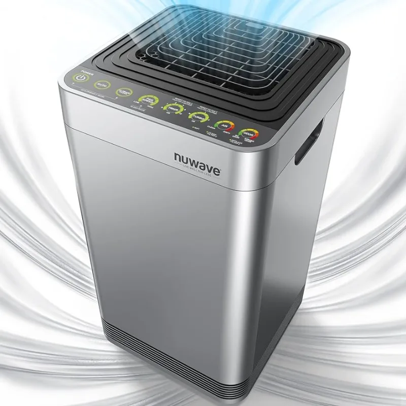 Очиститель воздуха Nuwave Oxypure Pro для очень больших помещений, 4 HEPA/углеродных фильтра с 5-ступенчатой усовершенствованной системой фильтрации
Очиститель воздуха Nuwave Oxypure Pro для очень больших помещений, 4 HEPA/углеродных фильтра с 5-ступенчатой усовершенствованной системой фильтрации