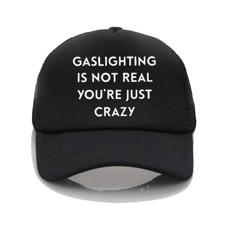 Gaslighting не настоящая бейсболка You Are Just Crazy, подарок на день рождения в стиле панк, кепка в стиле хип-хоп, Летние регулируемые кепки
Gaslighting не настоящая бейсболка You Are Just Crazy, подарок на день рождения в стиле панк, кепка в стиле хип-хоп, Летние регулируемые кепки