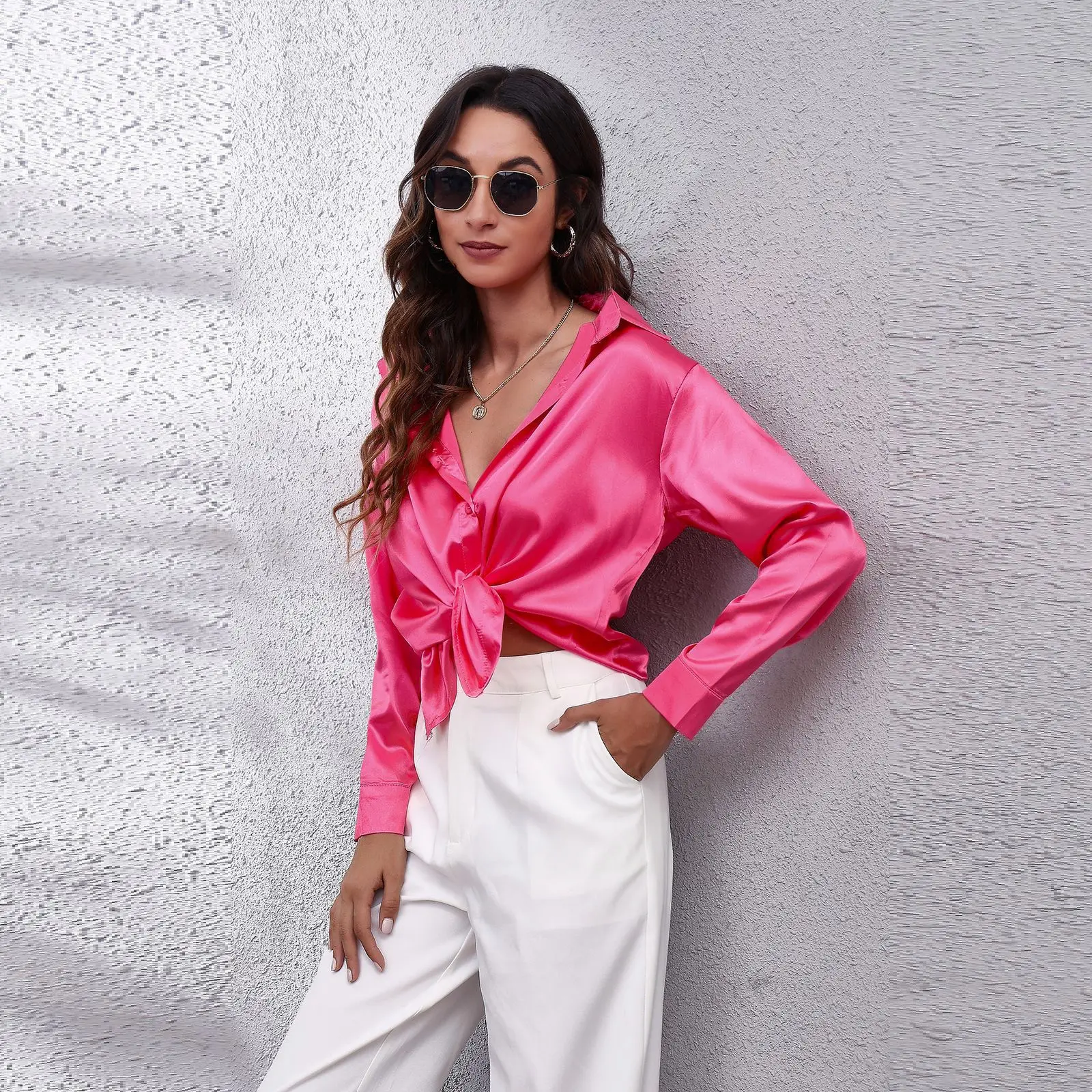 New Orange Oversize Cotton Shirt for Women Summer Candy Color Basic Button Down Blouses for Women Fashion 2023 Long Sleeve Tops
New Orange Oversize Cotton Shirt for Women Summer Candy Color Basic Button Down Blouses for Women Fashion 2023 Long Sleeve Tops