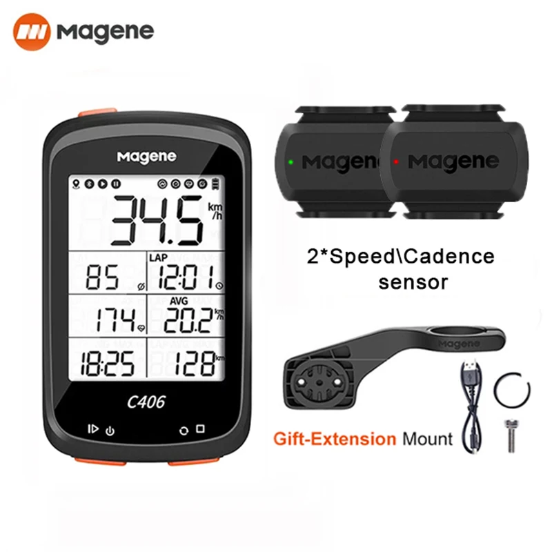 Magene C406 Bicycle GPS Computer MTB Road Cycle Smart Wireless Waterproof Speedometer Garmin Bike Accessories S3+ H64 For Strava
Magene C406 Bicycle GPS Computer MTB Road Cycle Smart Wireless Waterproof Speedometer Garmin Bike Accessories S3+ H64 For Strava