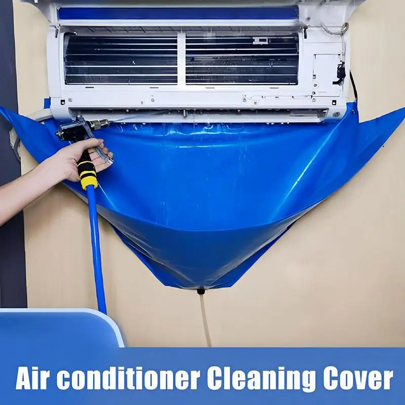 

12pc Air Conditioner Cleaning Cover Kit With Clean Tools Waterproof Dust Protection Bag For Air Conditioners Cleaner Service Bag