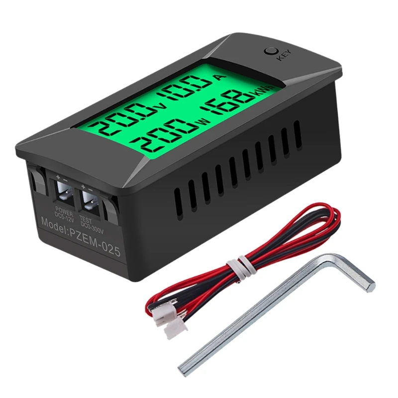 for DC 0-300V 0-300A LCD Display Digital Current Power Energy Meter Power Energy Watt Meter Ammeter Voltmeter
for DC 0-300V 0-300A LCD Display Digital Current Power Energy Meter Power Energy Watt Meter Ammeter Voltmeter