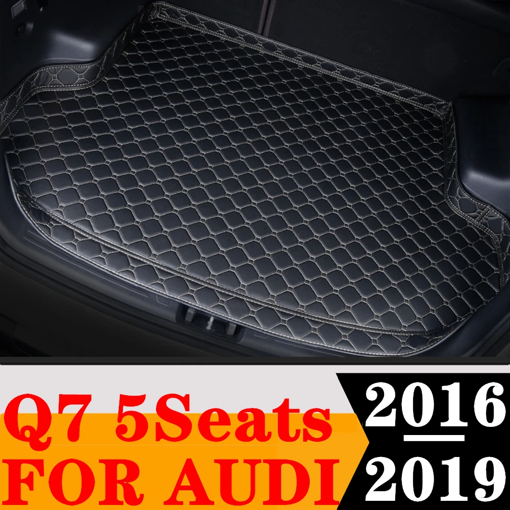 Высококачественный коврик для багажника автомобиля для Audi Q7, 5 мест, 2019, 2018, 2017, 2016, задний багажник, коврик для багажа, задний коврик для груза, ковер, защитный чехол
Высококачественный коврик для багажника автомобиля для Audi Q7, 5 мест, 2019, 2018, 2017, 2016, задний багажник, коврик для багажа, задний коврик для груза, ковер, защитный чехол