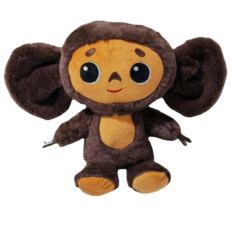 

18/23cm Russia Anime Cheburashka Plush Doll Big Eyes Monkey Чебурашка Stuffed Plushie Toys Lovely Appease Pillow For Kids Gifts