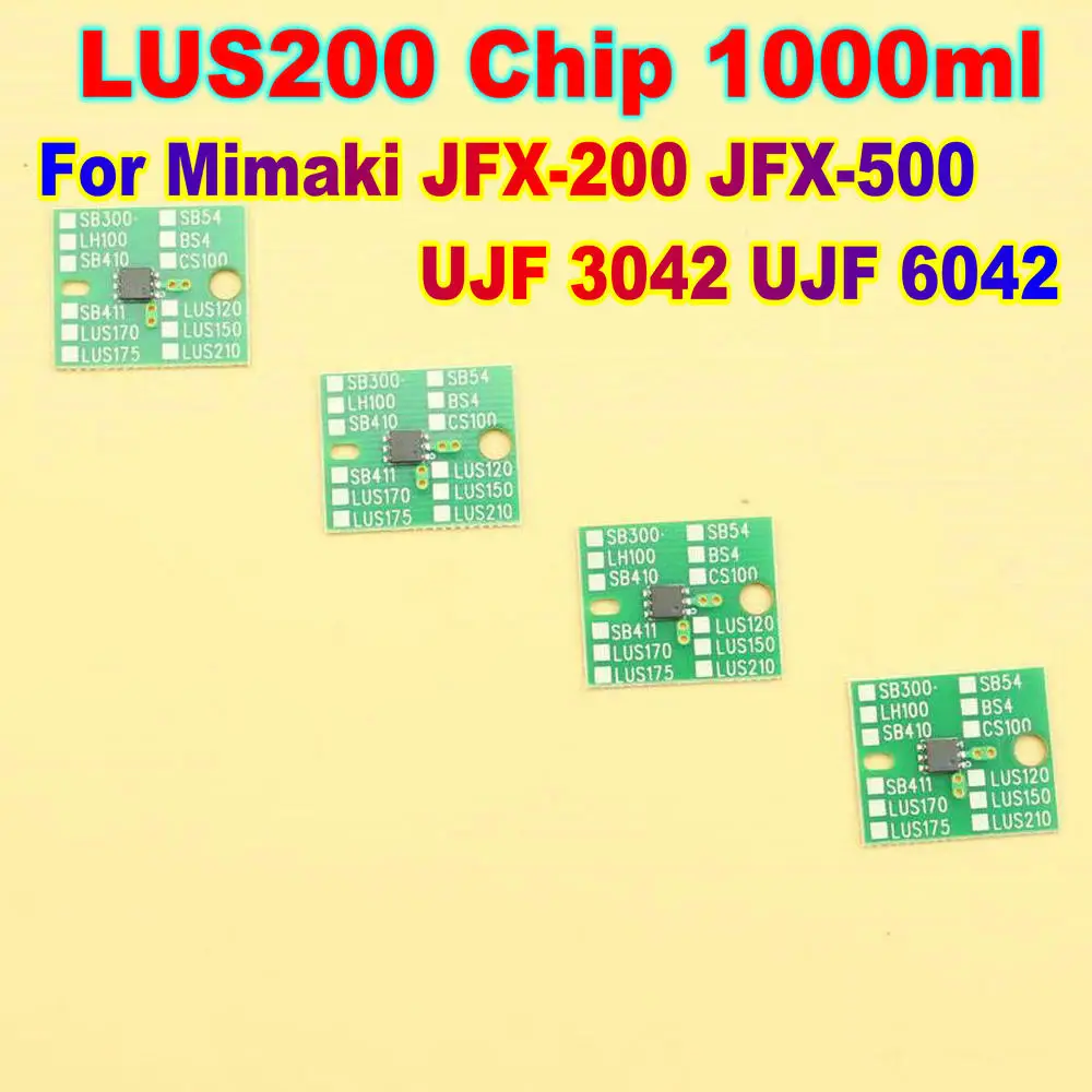 

LUS200 Chip For Mimaki LUS200 Ink Bottle Chip For Mimaki JFX 500 JFX 200 UJF 3042 UJF 6042 Lus200 One Time Use IC Chip 1 Liter