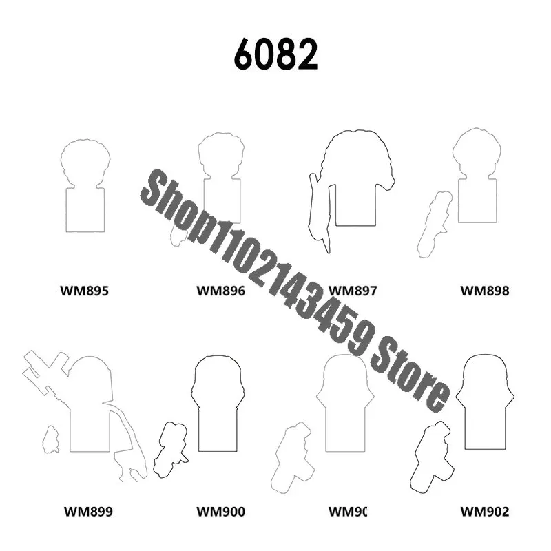 Конструктор WM WM6082, мини-фигурки героев мультфильма космический солдат, 510st, детская сборка, подарок на день рождения
Конструктор WM WM6082, мини-фигурки героев мультфильма космический солдат, 510st, детская сборка, подарок на день рождения