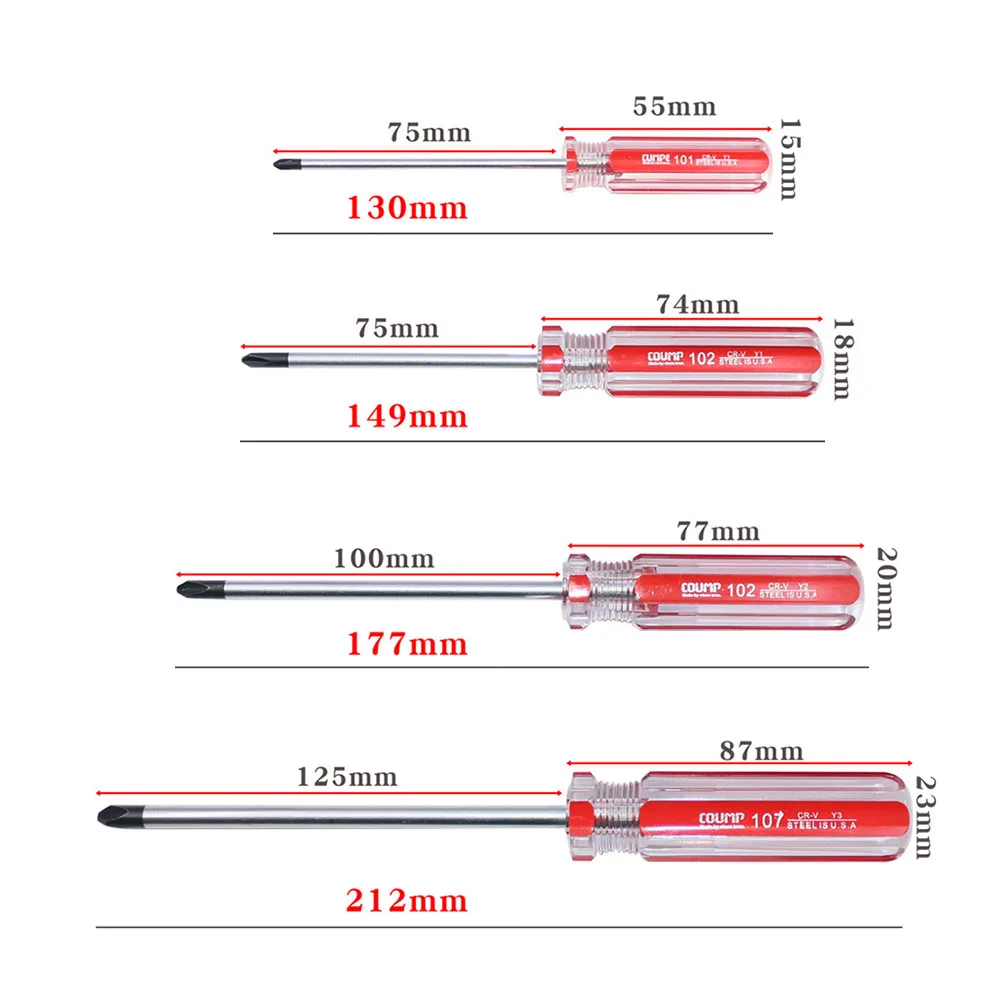 

Precision Y shaped Screwdriver Set Nonslip Handle Strong Magnetic Y0 Y1 Y2 Y3 Sizes Perfect for Furniture and Toy Repair