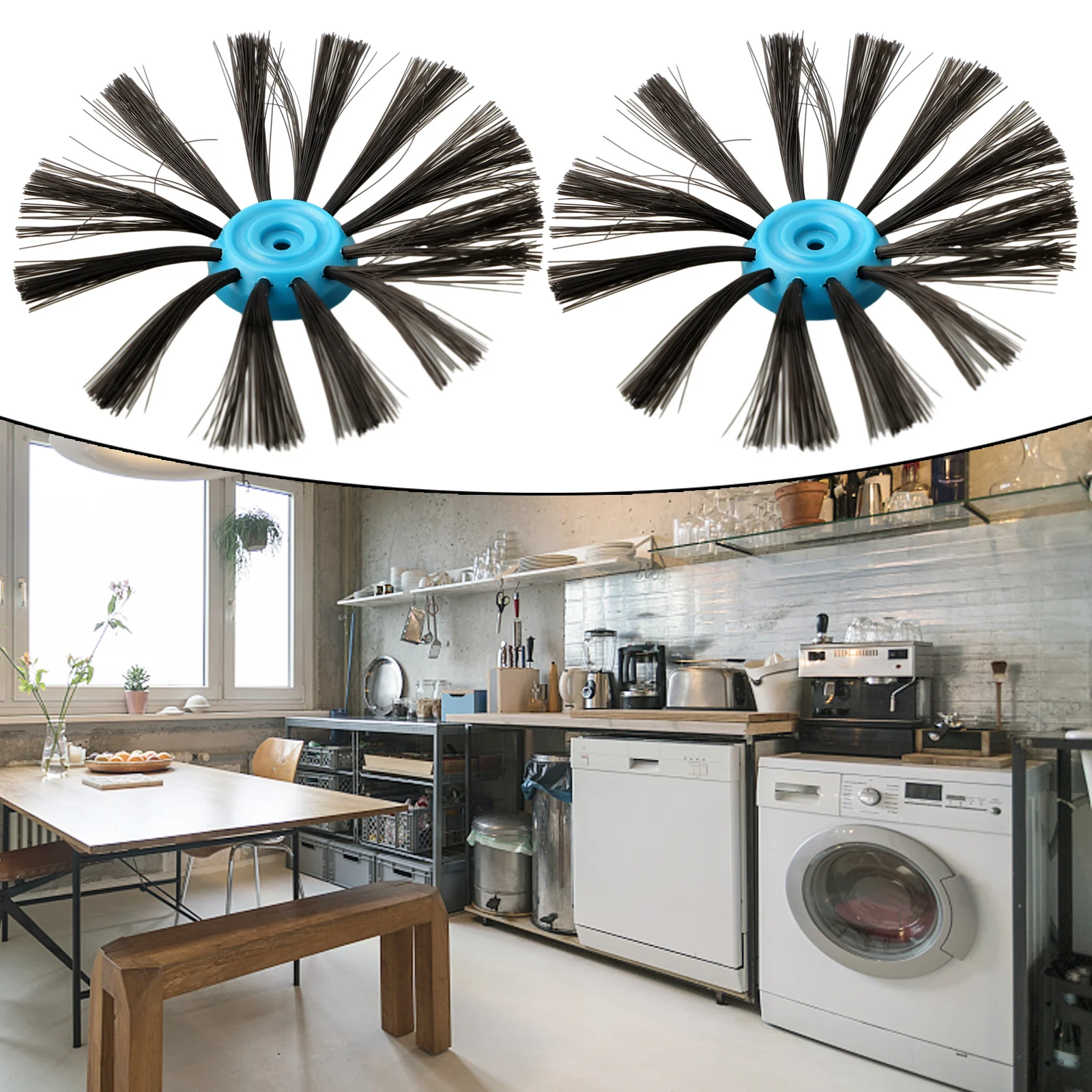 4pcs Plastic Side Brush Suitable For SpinWave Hard Floor Expert Wet Dry 3115 EV675 Power Tool Accessories Replacement
4pcs Plastic Side Brush Suitable For SpinWave Hard Floor Expert Wet Dry 3115 EV675 Power Tool Accessories Replacement