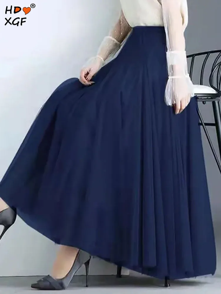 Fashion Female Multi-layer Soft Tulle Skirt Spring Autumn Candy Soild Color Elastic A-line High Waist 720-degree Umbrella Skirts
Fashion Female Multi-layer Soft Tulle Skirt Spring Autumn Candy Soild Color Elastic A-line High Waist 720-degree Umbrella Skirts
