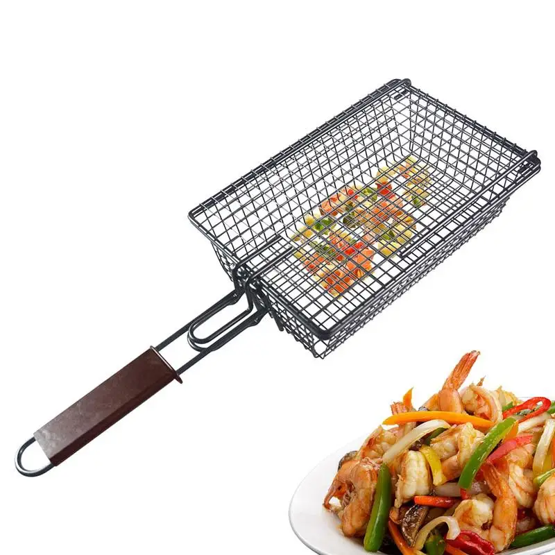 Stainless Steel BBQ Non Stick Grilling Basket Heat Resistant Grill Mesh Mat Meat Vegetable Steak Picnic Party Barbecue Tool
Stainless Steel BBQ Non Stick Grilling Basket Heat Resistant Grill Mesh Mat Meat Vegetable Steak Picnic Party Barbecue Tool