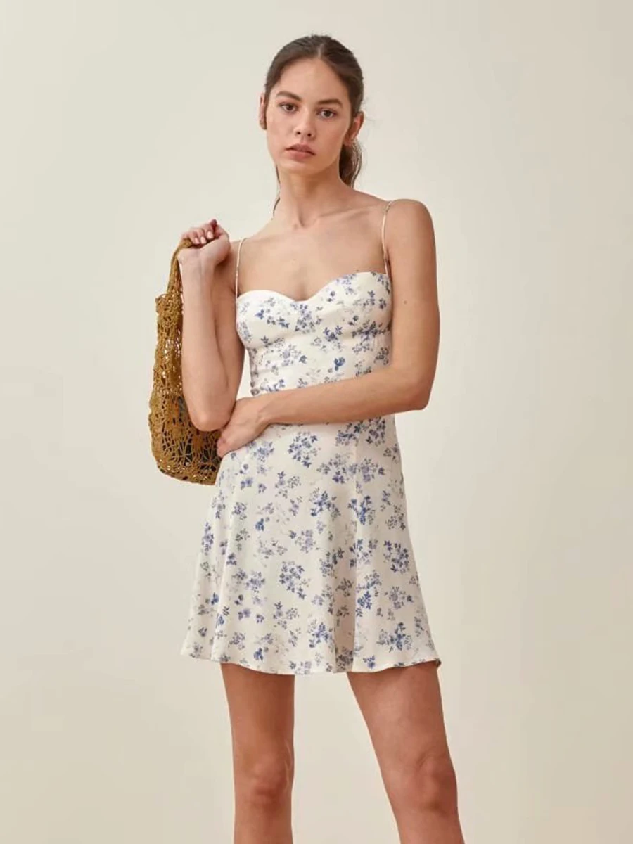 Floral Printed Lace-up Strapless Mini Dresses For Women Sleeveless Elastic Waist A-line Ladies Dress Casual Vintage Vestidos New
Floral Printed Lace-up Strapless Mini Dresses For Women Sleeveless Elastic Waist A-line Ladies Dress Casual Vintage Vestidos New