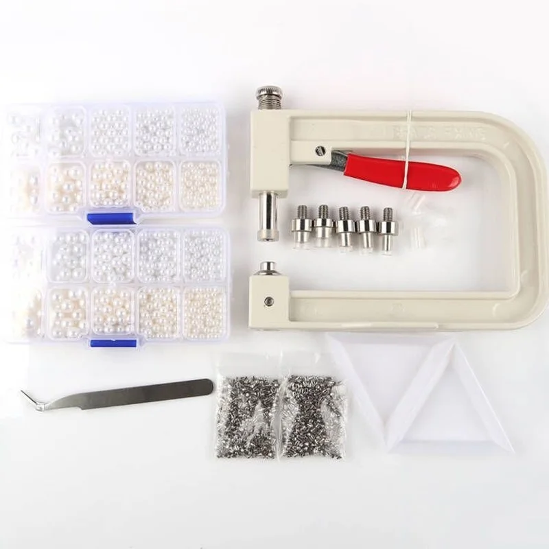 1 Set Round Pearl Beads No Hole Plastic Bead Sewing Tool Punching Beads Machine Kits
1 Set Round Pearl Beads No Hole Plastic Bead Sewing Tool Punching Beads Machine Kits