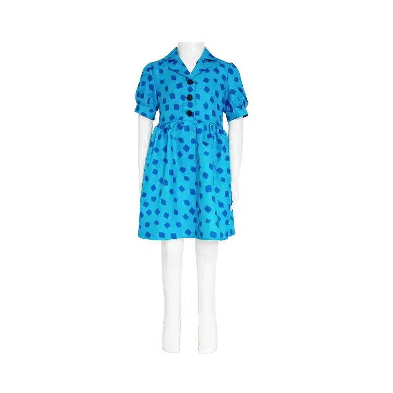 Movie Roald Dahl's Matilda the Musical Cosplay Costume Outfits Halloween Carnival Women Blue Printed Dress Kid Size
Movie Roald Dahl's Matilda the Musical Cosplay Costume Outfits Halloween Carnival Women Blue Printed Dress Kid Size