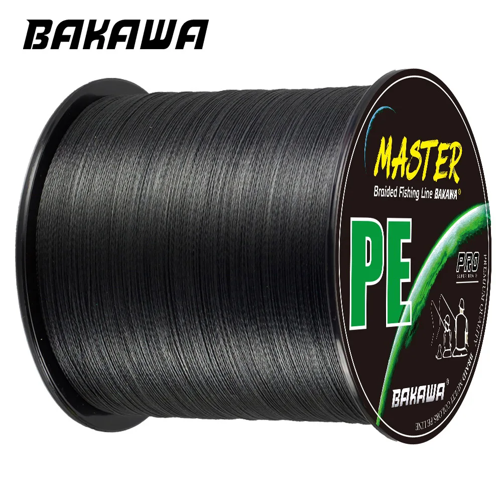 

BAKAWA 8 Strands Braided Fishing Line 300M 500M 1000M 100M Multifilament PE Wire Carp Lines Super Strong Smooth Durable Tackle