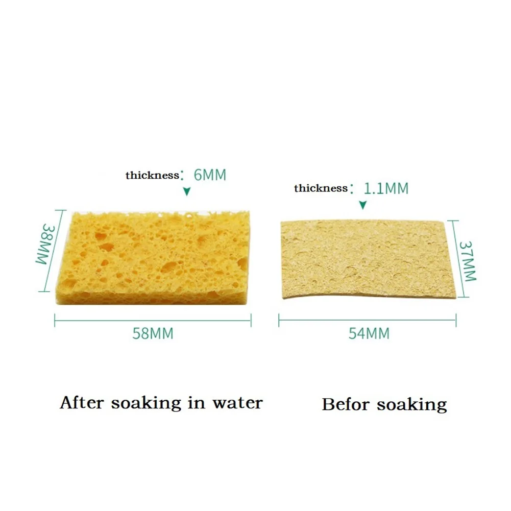 Brand New Cleaning Sponges Soldering Iron Tips 10PCS Antioxidant For PCB Components Clean High Temperature Resistant Kit
Brand New Cleaning Sponges Soldering Iron Tips 10PCS Antioxidant For PCB Components Clean High Temperature Resistant Kit