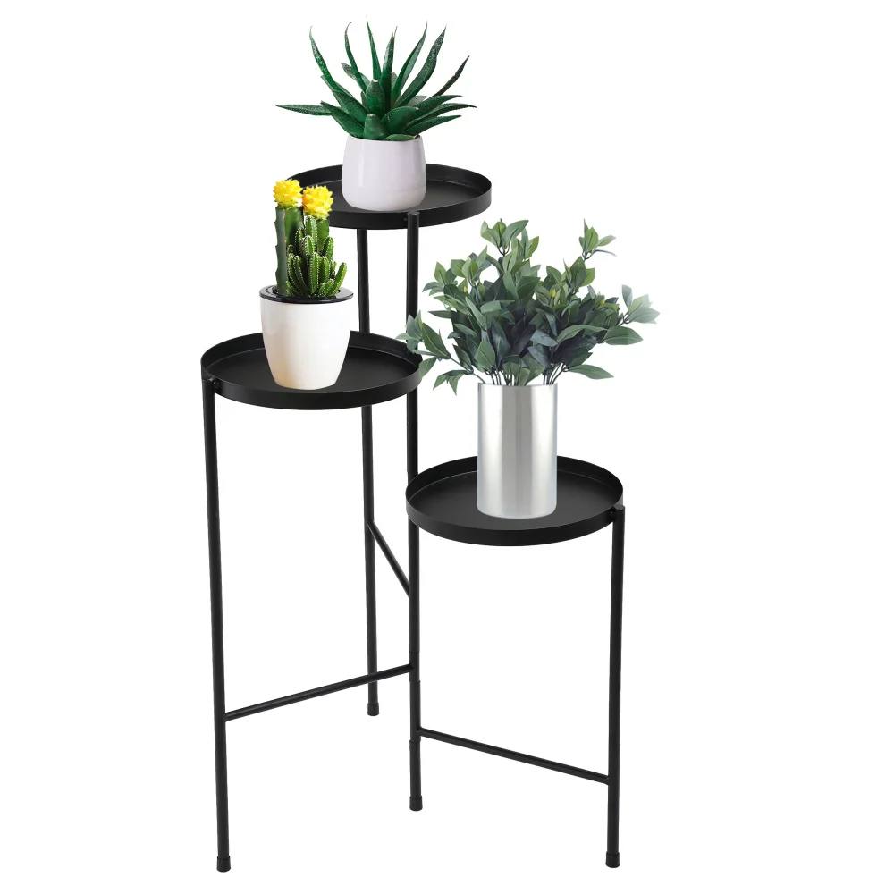 US Free Shipping 3 Tier Foldable Metal Plant Stand, Planter Display Shelf Rack with Trays for Living Room, Balcony, Black
US Free Shipping 3 Tier Foldable Metal Plant Stand, Planter Display Shelf Rack with Trays for Living Room, Balcony, Black