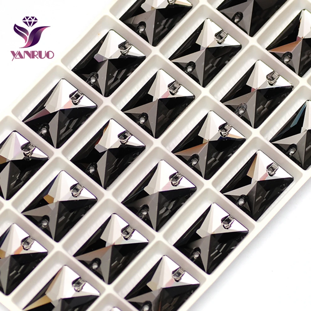 YANRUO 3250 Rectangle Black Diamond Sew on Rhinestones Crystal Imitation diamonds Sewing for Clothes Needlework
YANRUO 3250 Rectangle Black Diamond Sew on Rhinestones Crystal Imitation diamonds Sewing for Clothes Needlework