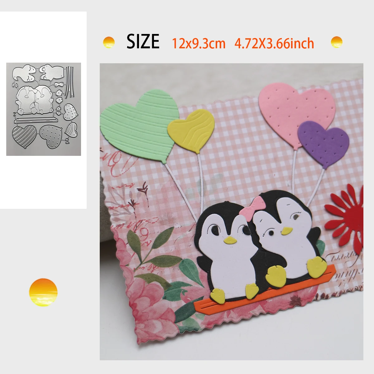 Embossing Cutting Dies Penguin Animal Greeting Card Envelope Album Cover Craft Die Cut Paper Cards Making Tool
Embossing Cutting Dies Penguin Animal Greeting Card Envelope Album Cover Craft Die Cut Paper Cards Making Tool