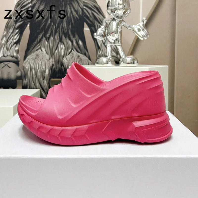 New Wedge Heel Slides Thick Sole Platform Women Slippers Summer High Heel Brand Dress Shoes For Women Sandalias Mujer 2023
New Wedge Heel Slides Thick Sole Platform Women Slippers Summer High Heel Brand Dress Shoes For Women Sandalias Mujer 2023